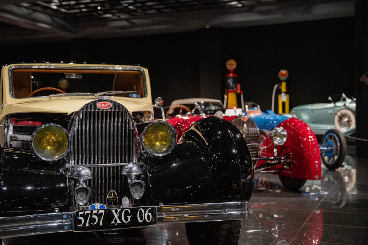 Bugatti Row at the Blackhawk Museum