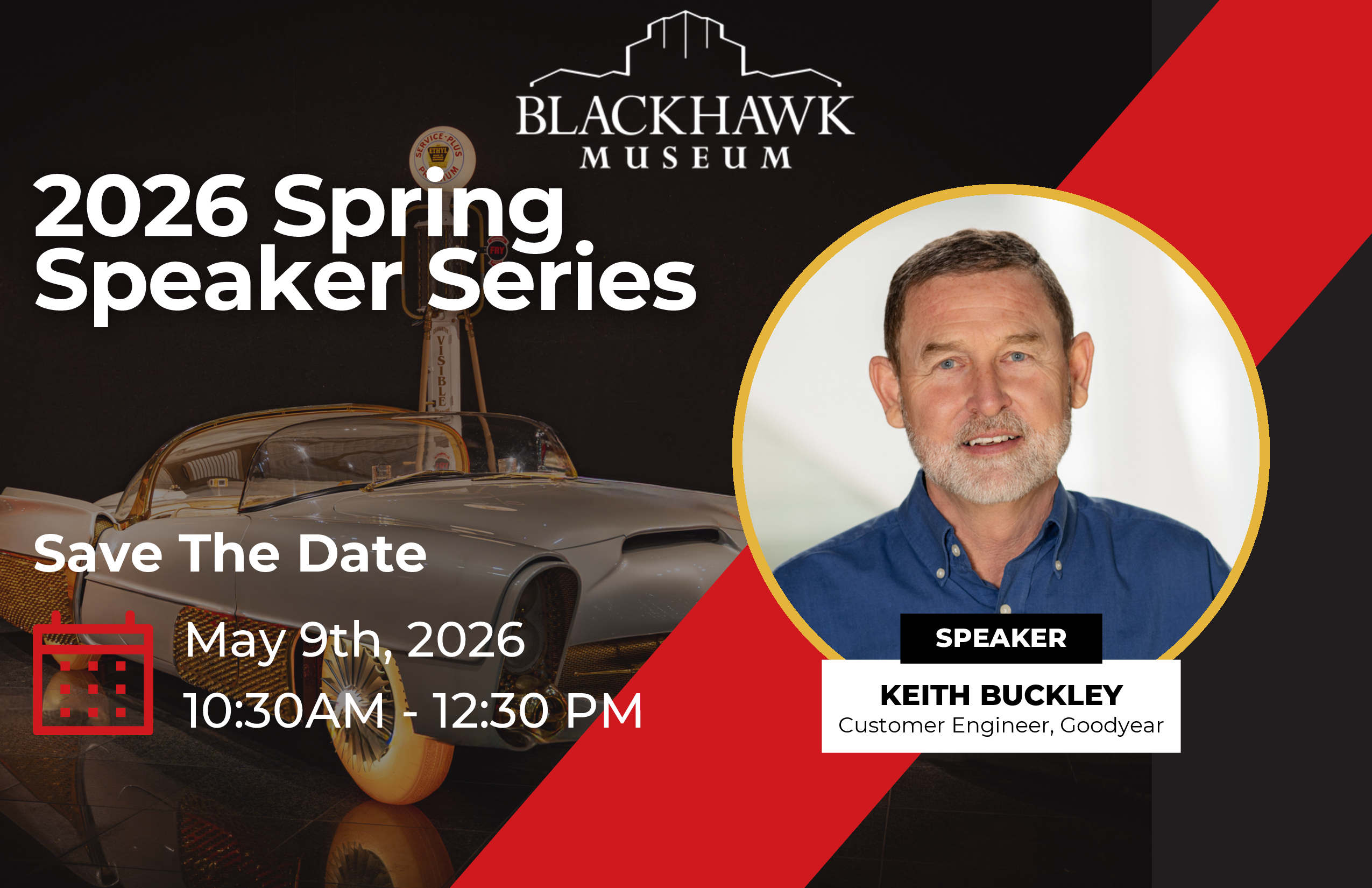 Spring Speaker Series: Keith Buckley & Golden Sahara II