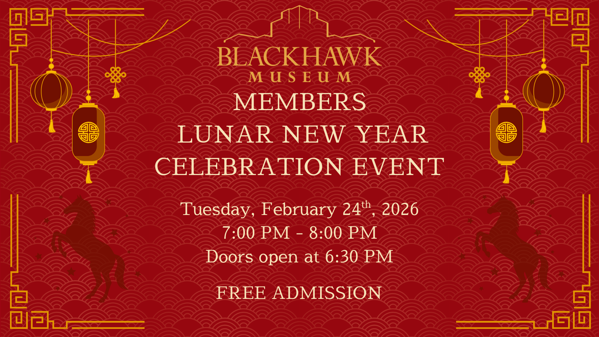 Members Only – Lunar New Year Celebration